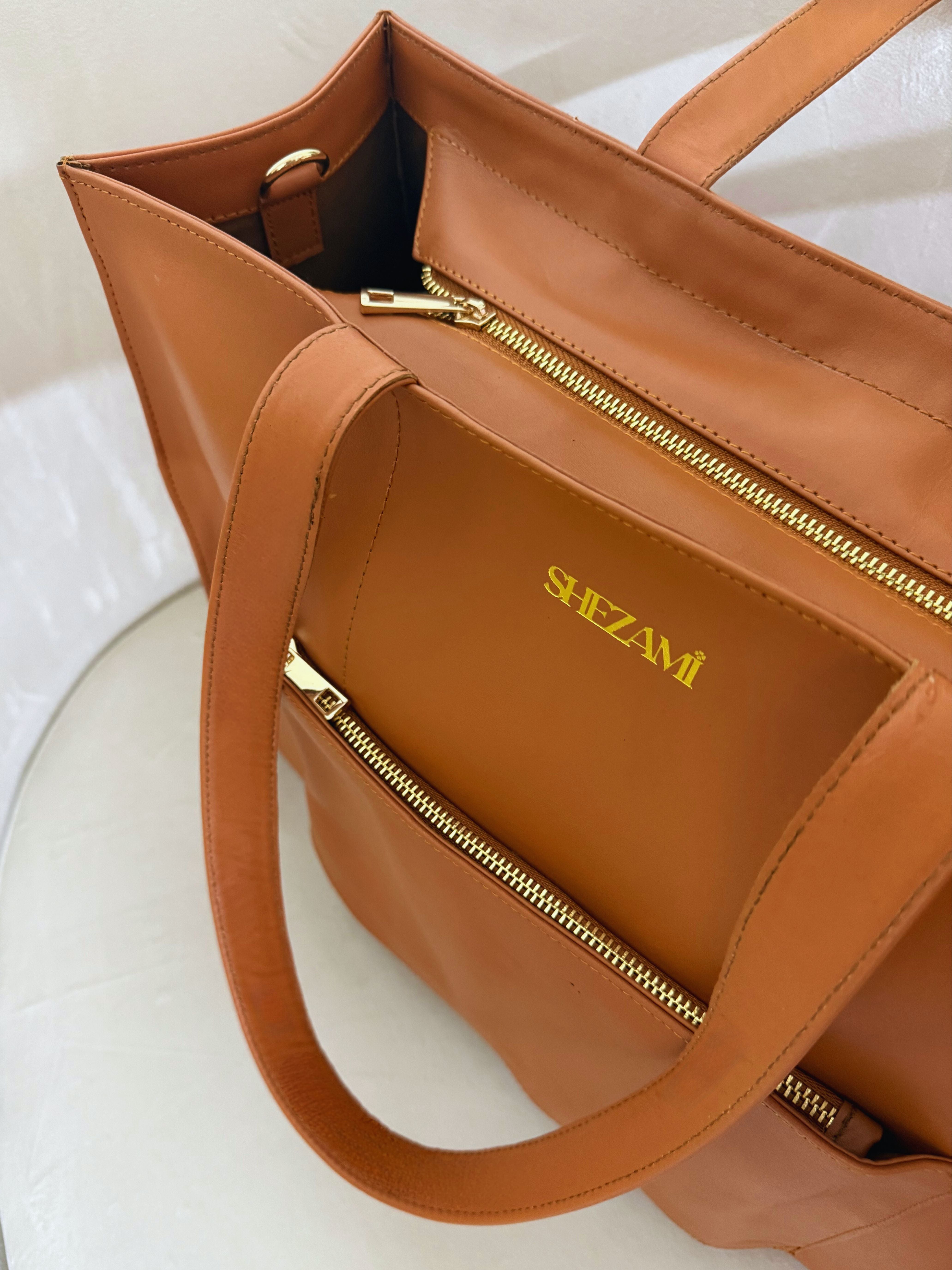 Business Tote Caramel