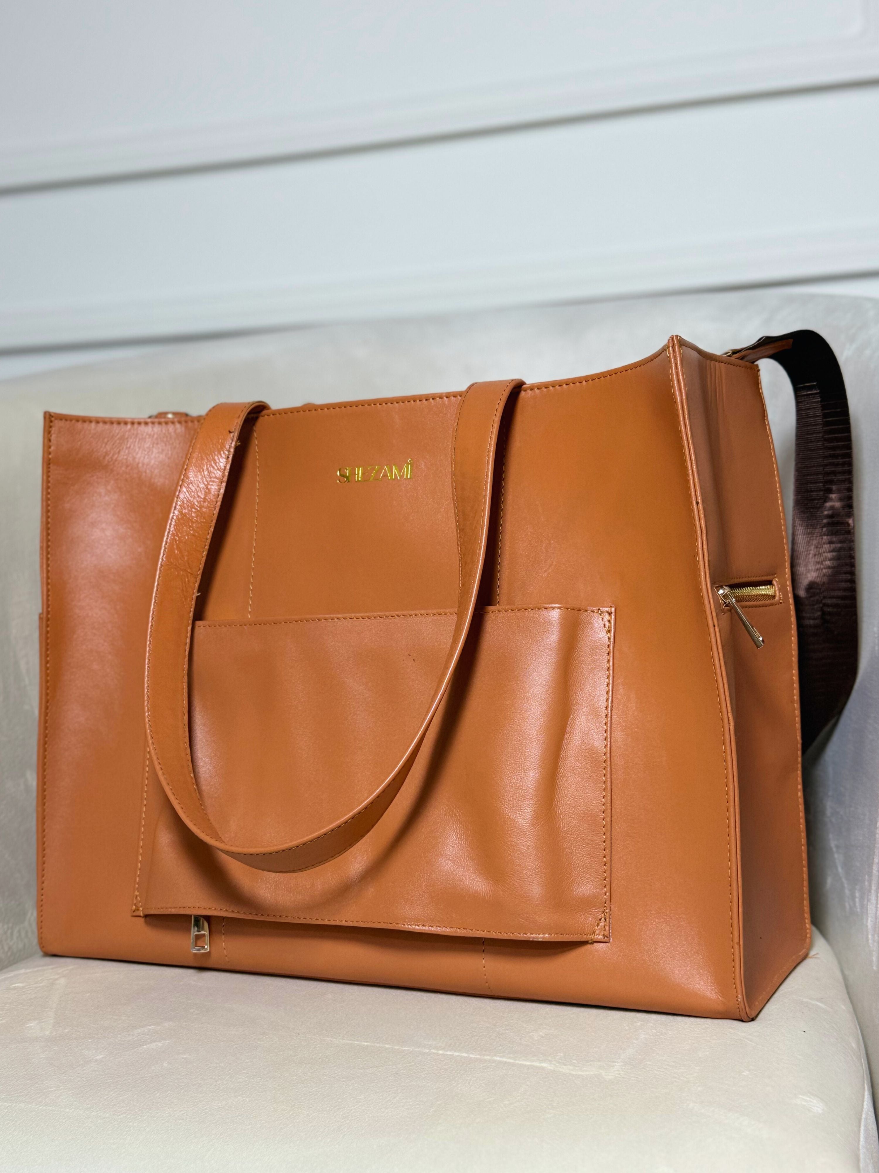 Business Tote Caramel