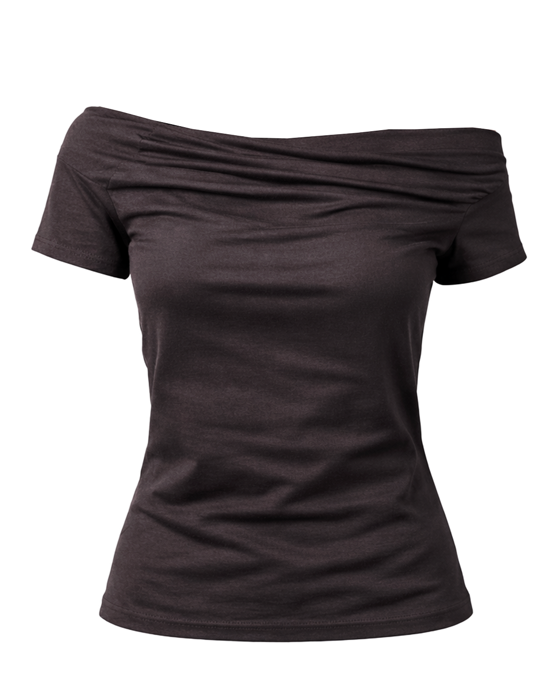 Basic Asymmetrical Ruched Top