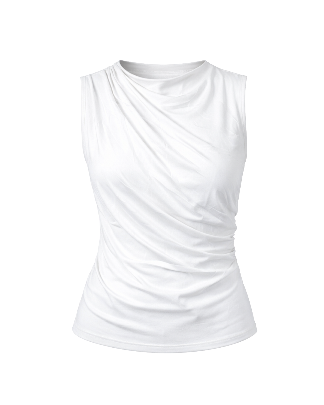 Basic Ruched Tank Top